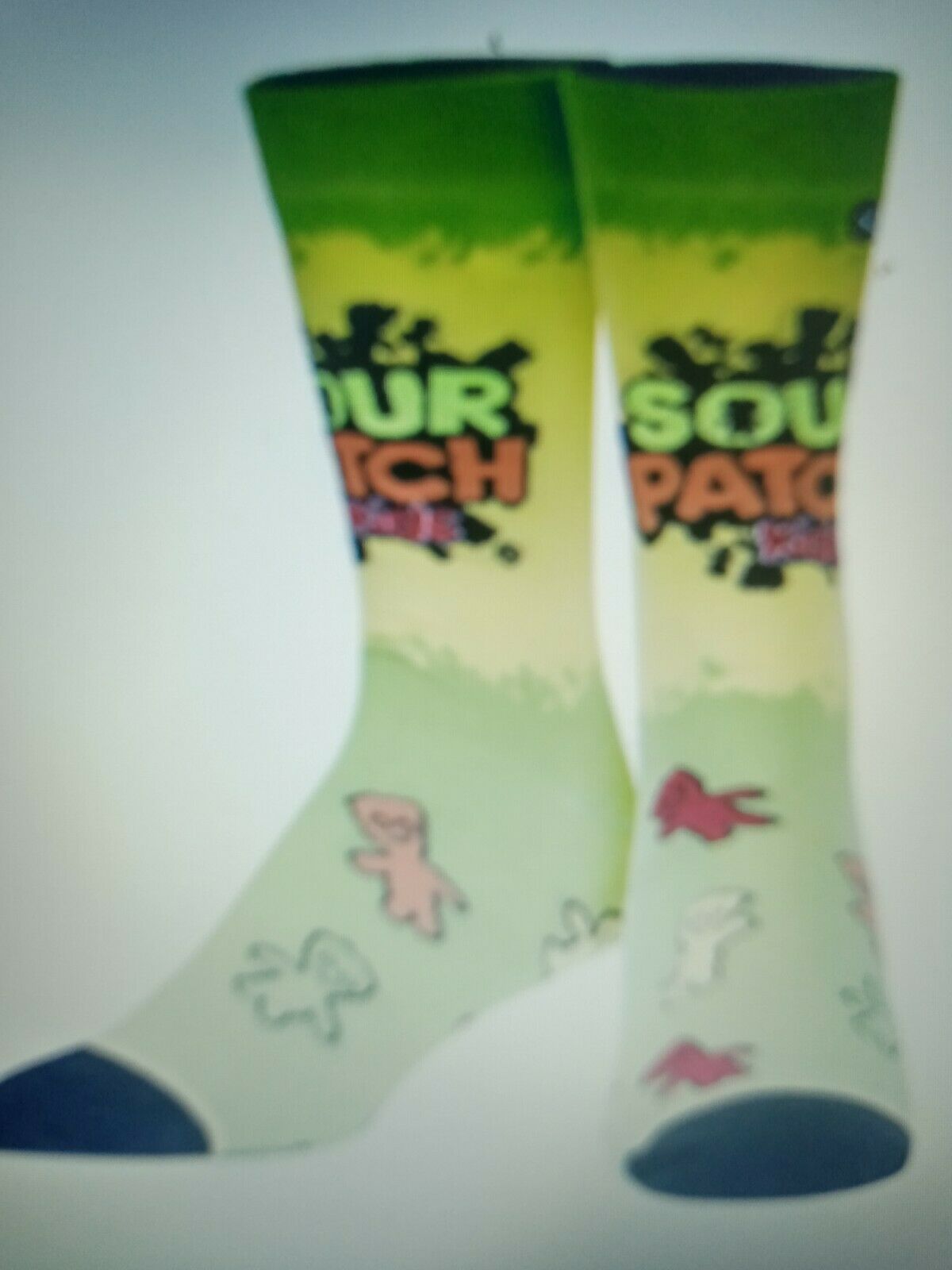 Sour Patch Kids Custom Socks For Men & Wemon, Cotton Crew, Large