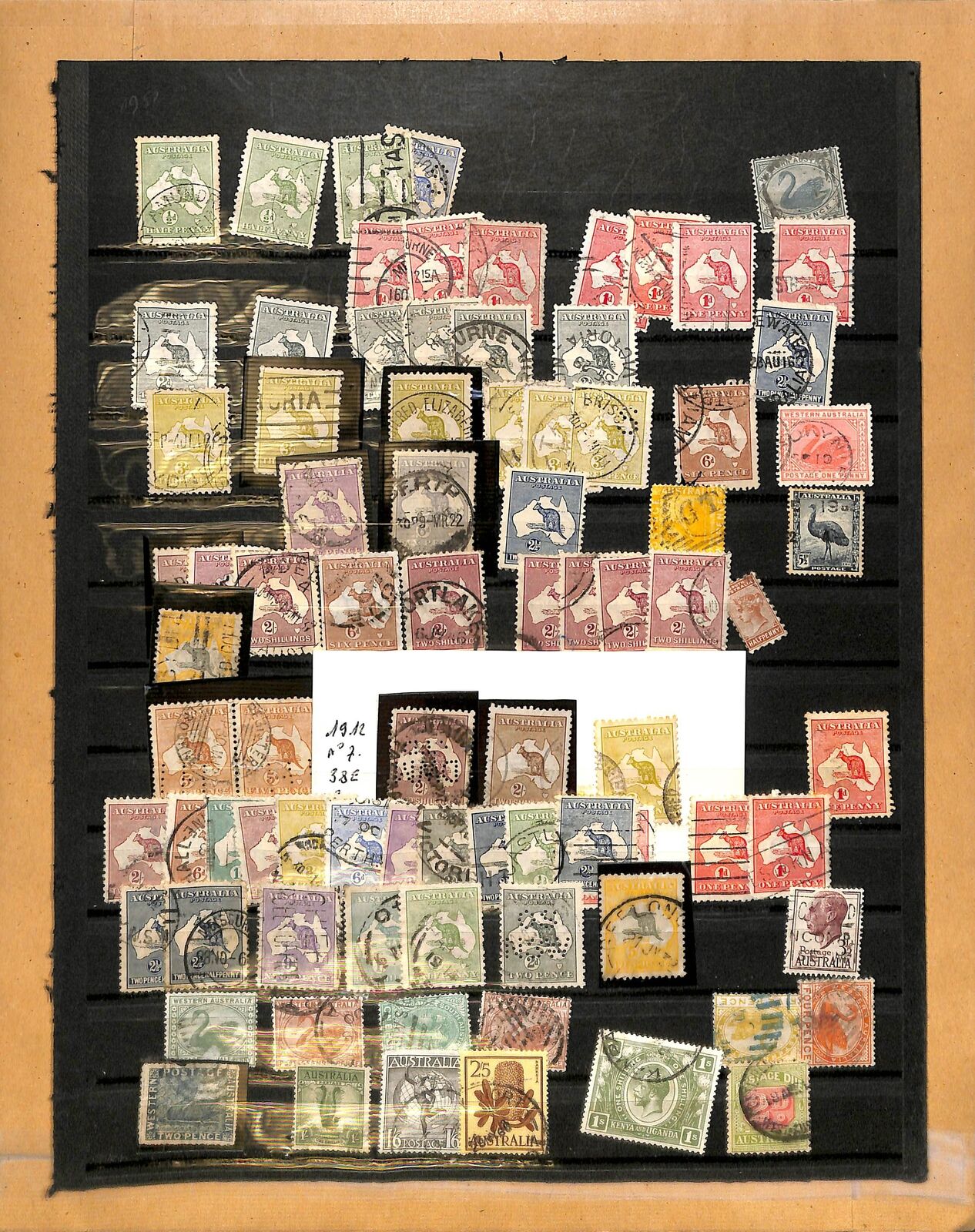 [op2668] Australia Lot Of Stamps On 12 Pages