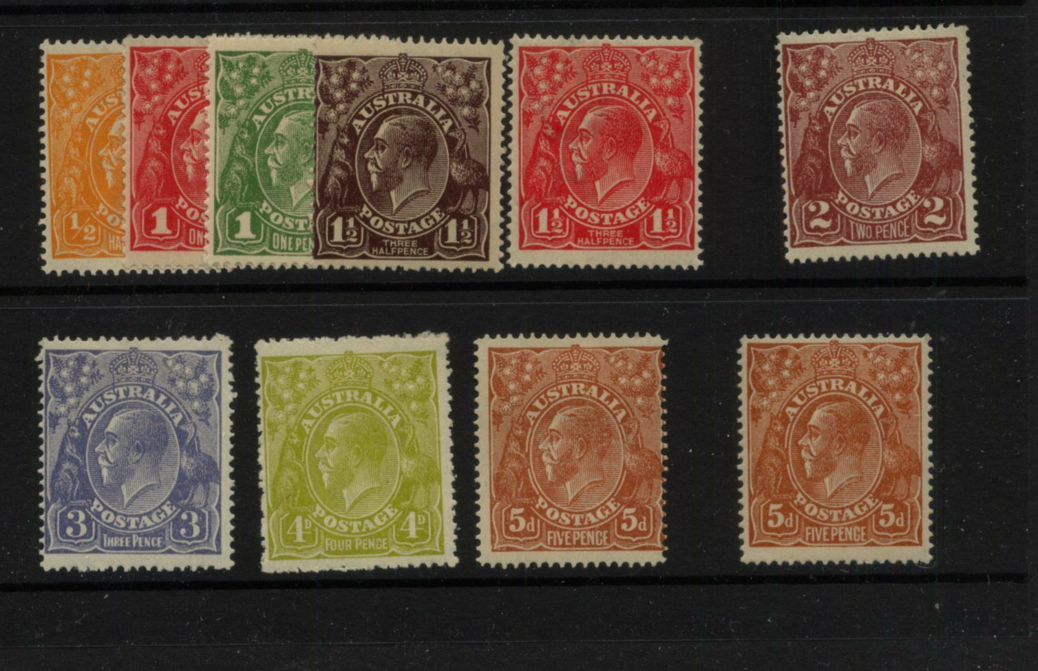 Australia  Stamps Between #20//36  Mint  Hinged          Hc0425