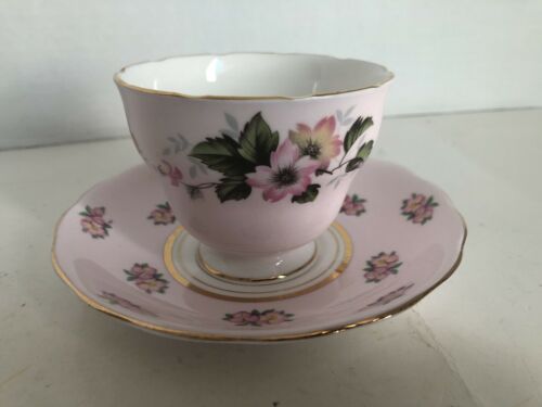 Colclough China Made In Longton England Genuine Bone China Tea Cup And Saucer